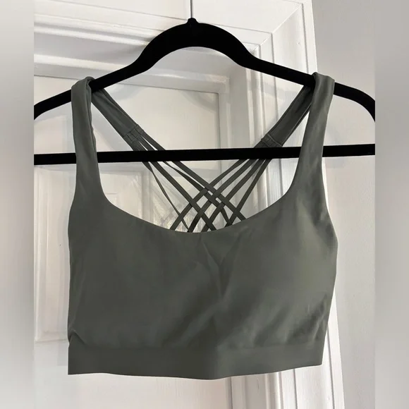 Lululemon FlexyFlex Strappy Yoga Bra - A-C cups - Palm Deco - S/M - Picture 1 of 5